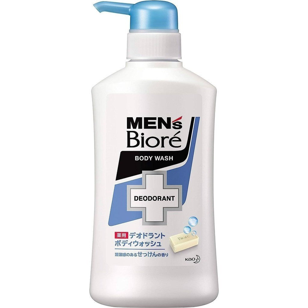 Men's Biore Medicated Deodorant Body Wash - Soap / Sensitive / Mint