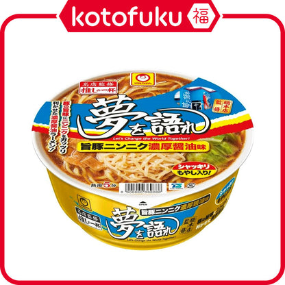 Toyo Suisan Maruchan Yume wo Katare Pork & Garlic Shoyu Instant Ramen (155g)