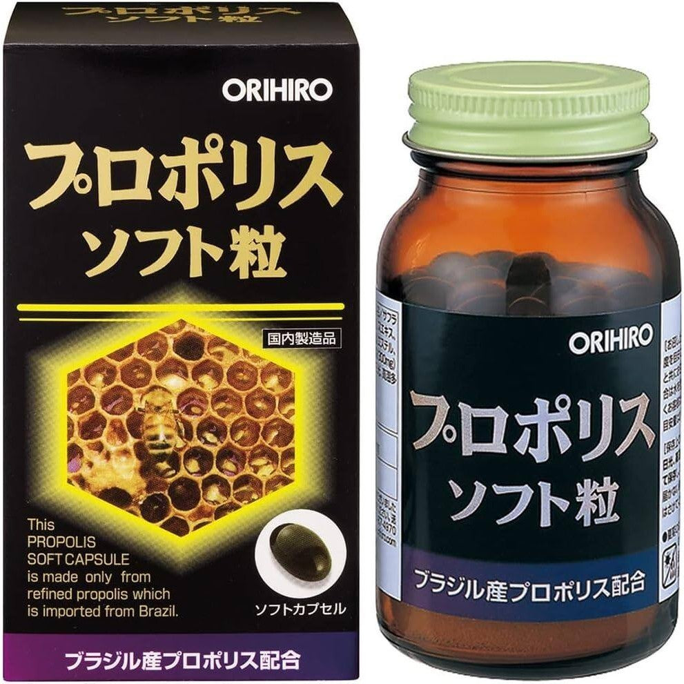 Orihiro Propolis Extract - Liquid / Soft Gels