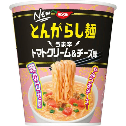 Nissin Red Pepper Noodle Cup - Seafood Jjigae / Tomato Cream & Cheese