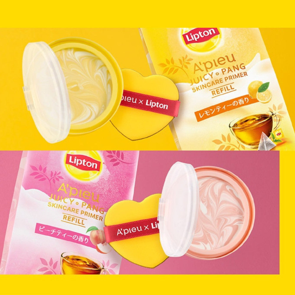Mischa A'pieu Juicy Pang Skincare Primer SPF30 PA+++ Milk Tea / Refill Peach Tea / Refill Lemon Tea (14.7g)