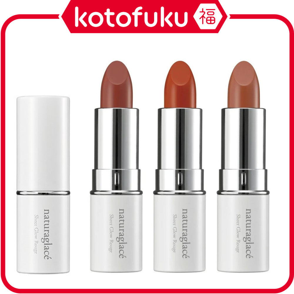 Naturaglace Sheer Glow Rouge 01 Blooming Rose / 02 Fresh Apricot / 03 Lady Beige (3.8g)