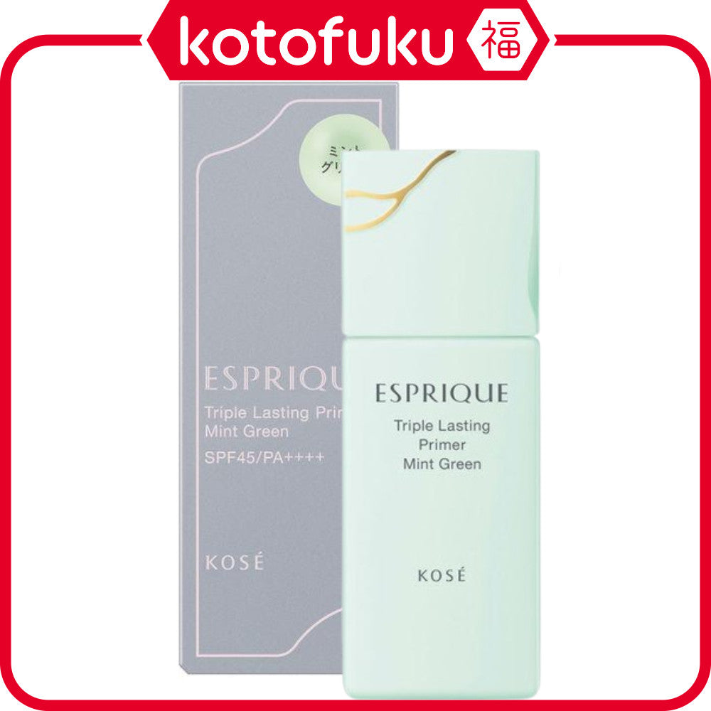 Kose Esprique Triple Lasting Primer Mint Green SPF45/PA++++ 30g