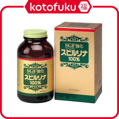 Japan ALgae SGF Fortified Spirulina 100% Supplement (1500 Tablets)