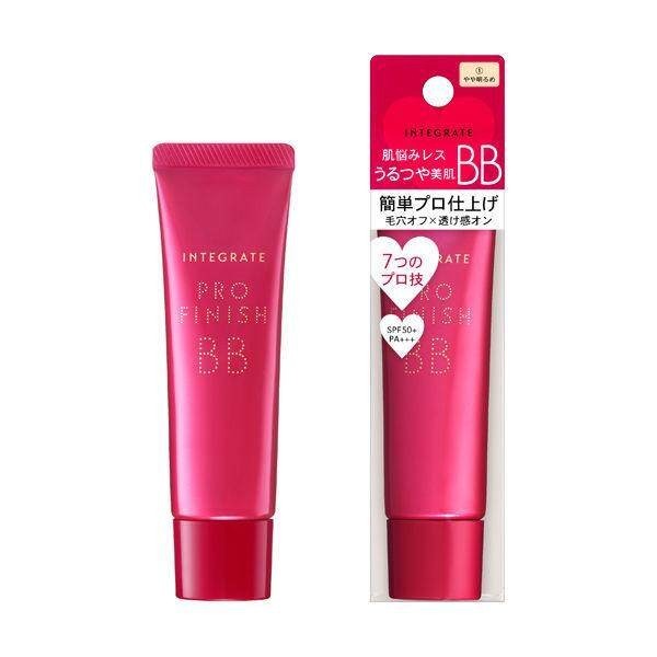 Shiseido Integrate Pro Finish BB SPF50+/PA+++ 1 Light ( Light Skin Tone ) / 2 Natural ( Natural Skin Tone ) 30g