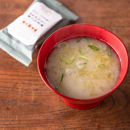 Kuzefuku Shoten Mainichi Dashi Instant Miso Soup - Aosa Seaweed & White Miso (5 servings)