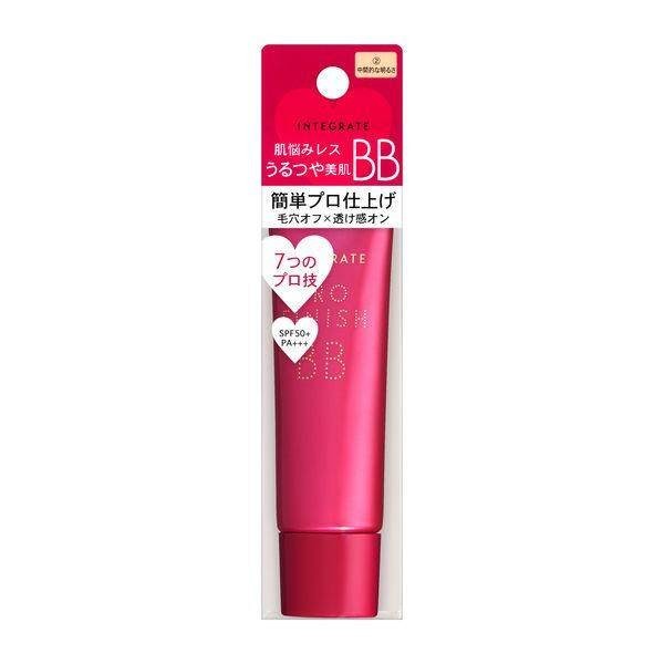 Shiseido Integrate Pro Finish BB SPF50+/PA+++ 1 Light ( Light Skin Tone ) / 2 Natural ( Natural Skin Tone ) 30g