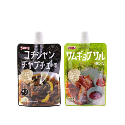 Yuki Foods Gochujang Japchae Noodles 90g / Samgyeopsal Sauce 100g