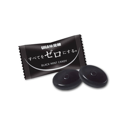 UHA Mikakuto Sugar Free Black Mint Candy (75g)