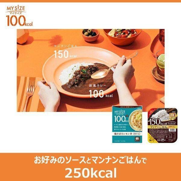 Otsuka My Size 100kcal Medium Spicy Keema Curry / Minced Chicken Lemon Rice Bowl / Spicy Taco Rice Mix (100g; 1 serving)