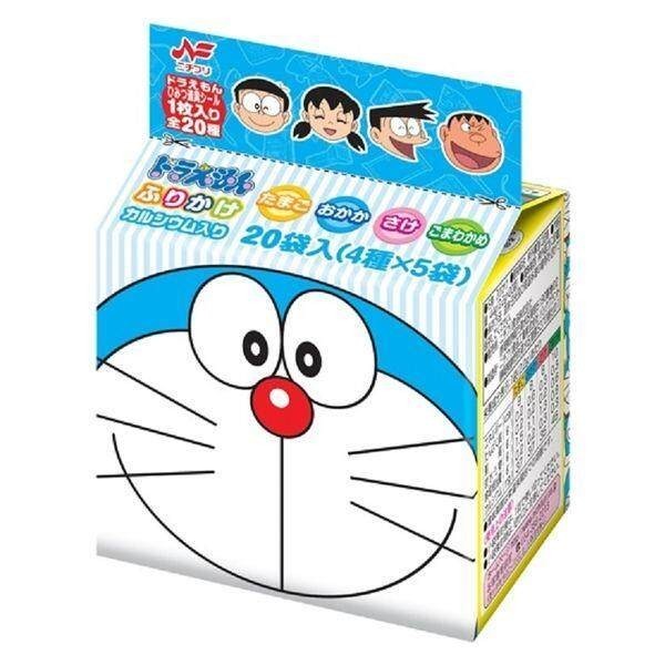 Nichifuri Doraemon Furikake Seasoning 4 Kinds, 20 Bags / 4 Kinds, 8 Bags