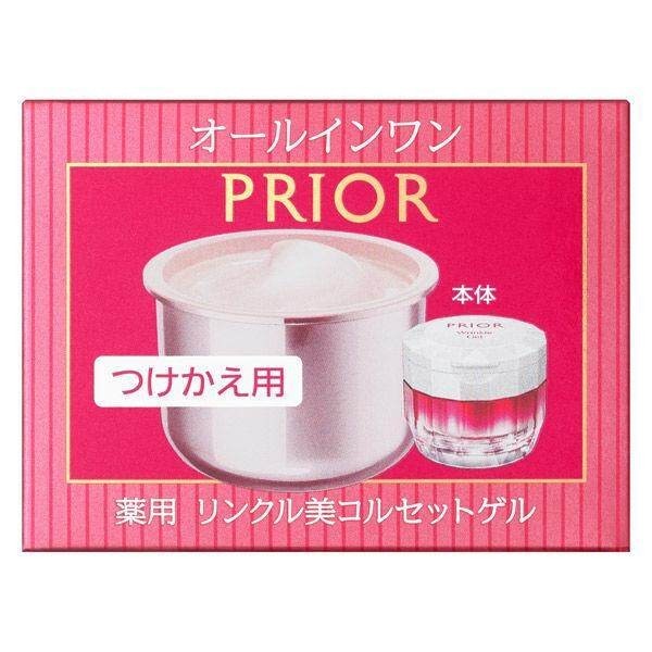 Shiseido Prior Medicated Wrinkle Beauty Corset Gel 90g / Refill 90g