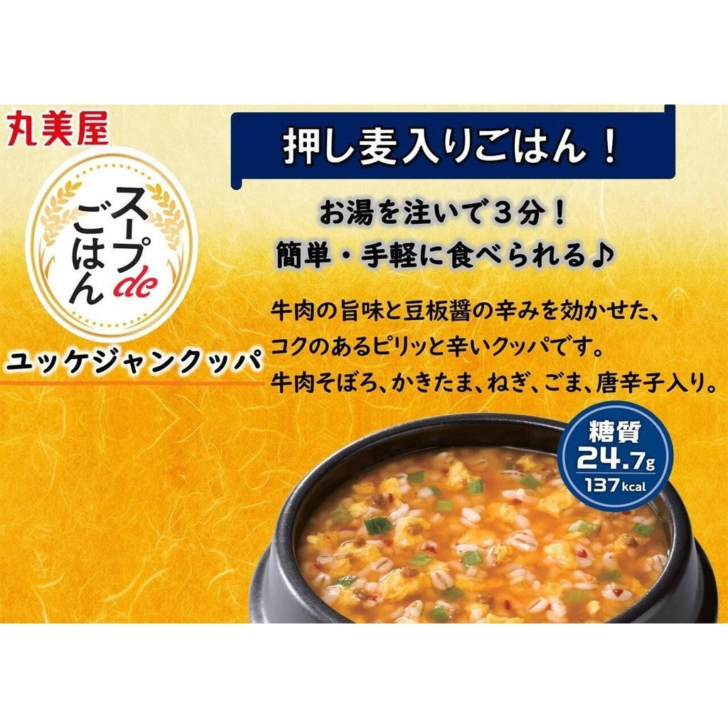 Marumiya Instant Soup de Rice Cup Series