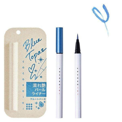 Cocoroiki Eye Design Liner Blue Topaz / Gloss White