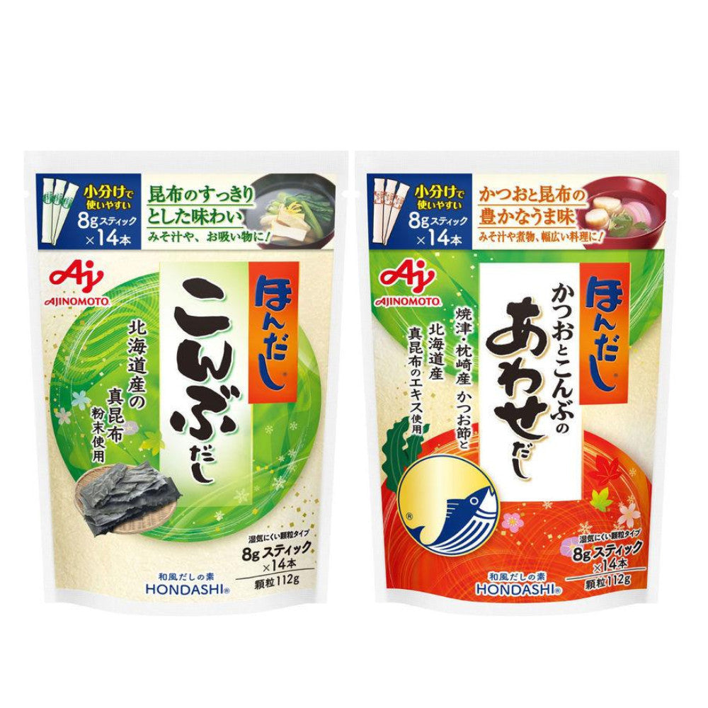 Ajinomoto Hondashi Kelp Broth / Bonito and Kelp Broth (8g x 14 Sticks)