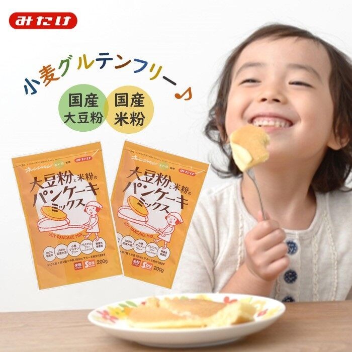 Mitake Soy & Rice Flour Pancake Pancake Mix (200g)