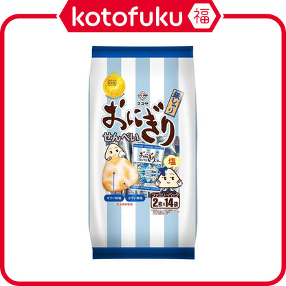 Masuya Onigiri Senbei Rice Crackers Ginshari Family Pack (28pcs)