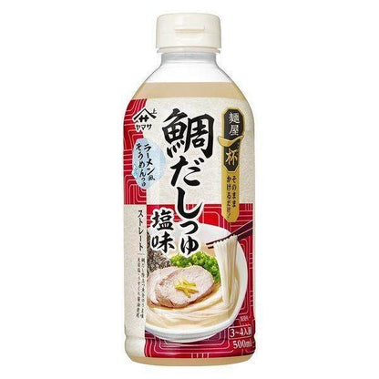 Yamasa Shoyu Menya Ippai Chicken Broth with Dried Fish Stock Soy Sauce / Sea Bream Broth Salt Flavor / Hot and Spicy Soy Sauce 500ml