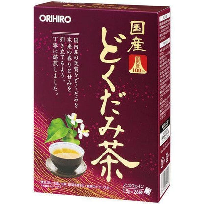 Orihiro Japanese 100% Mulberry Leaf Tea  / 100% Dokudami Leaf Tea (26 Packets)