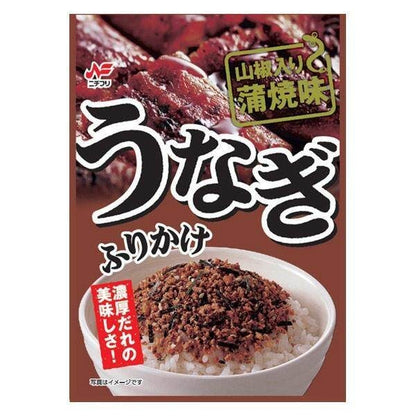 Nichifuri Furikake Seasoning Butter Soy Sauce with Hokkaido Butter / Unagi Furikake Kabayaki Flavor with Japanese Pepper / Stamina Donburi Furikake with Garlic Sauce Flavor 20g