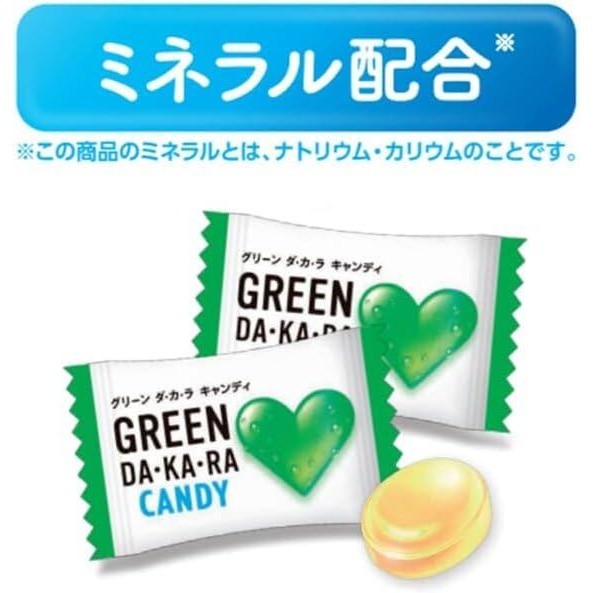 Lotte Green DA KA RA Hard Candy (60g)