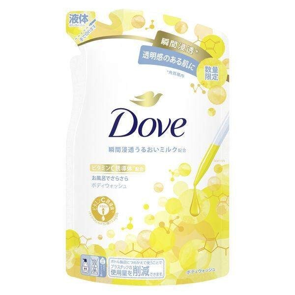 Unilever Dove Body Wash Body Soap Dry and Clear Pump 470g / Refill 330g / Large Refill 640g