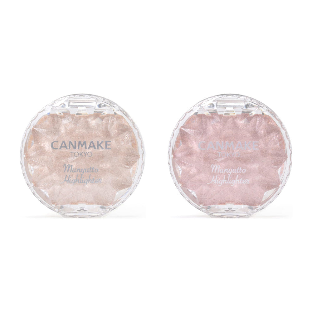 Ida Laboratories CANMAKE Munyutto Highlighter (3.8g) - 01 Moonlight Gem / 02 Rose Quartz