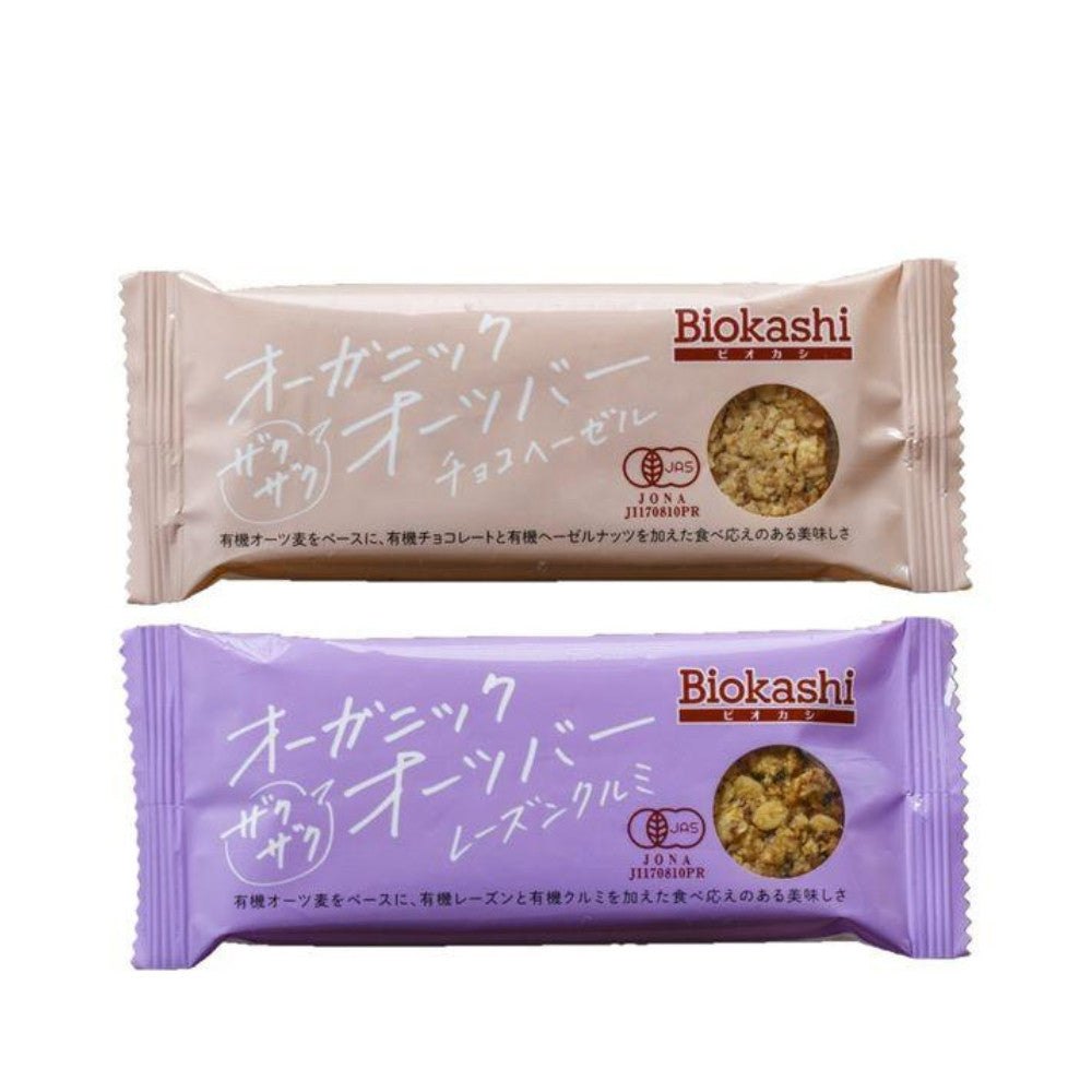 Biokashi Organic Oats Bar Chocolate Hazel / Raisin Walnut 30g