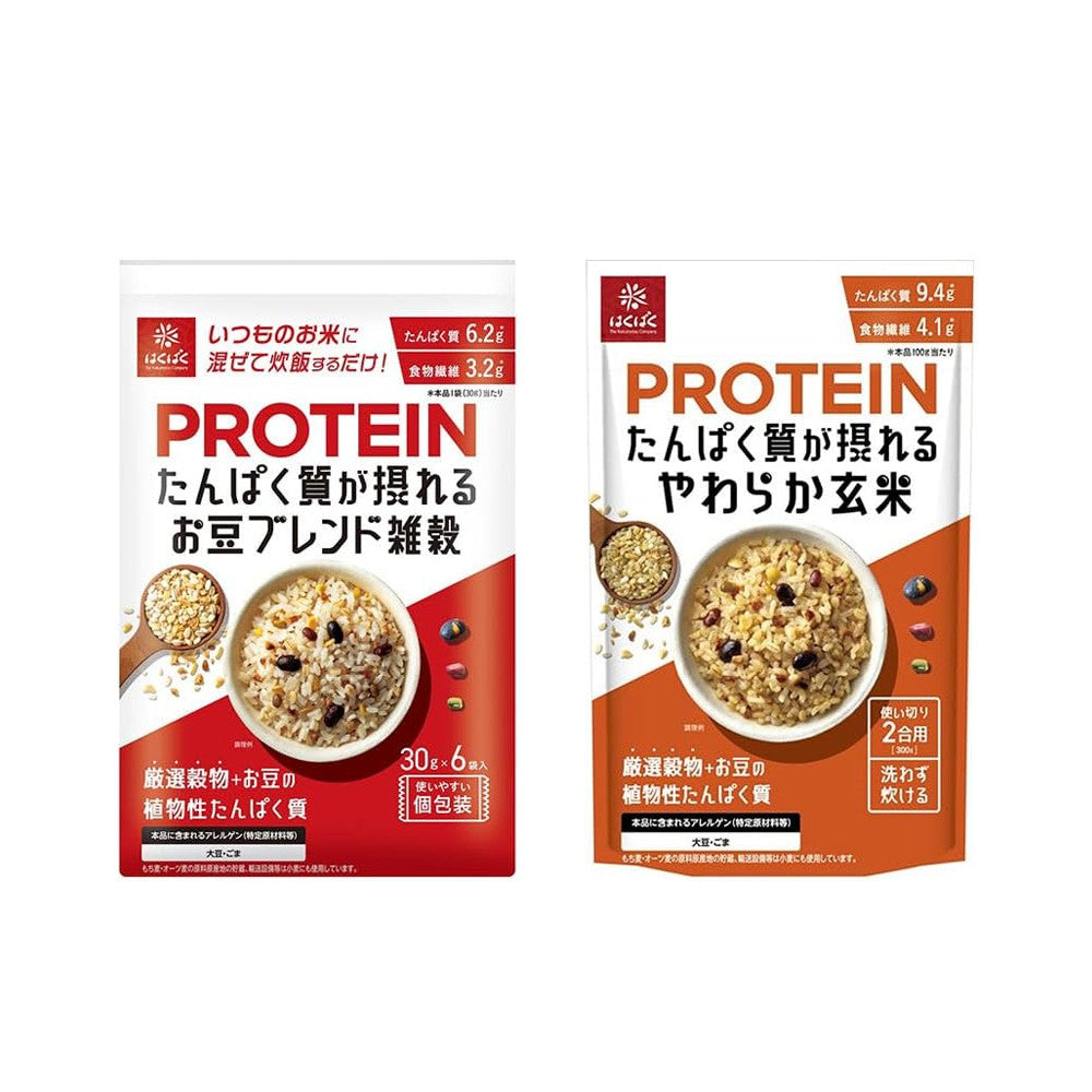 Hakubaku Protein Rich Soybean Blend - Grains / Brown Rice