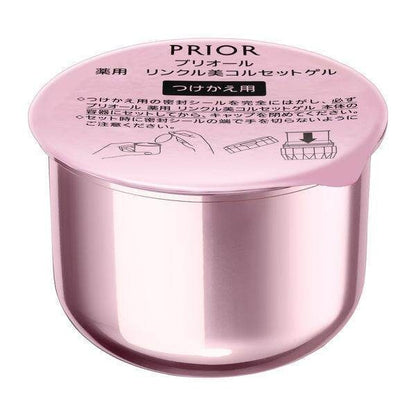 Shiseido Prior Medicated Wrinkle Beauty Corset Gel 90g / Refill 90g