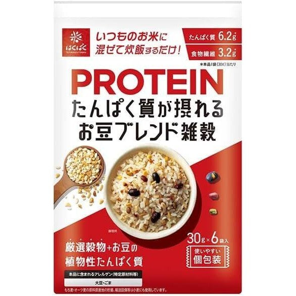 Hakubaku Protein Rich Soybean Blend - Grains / Brown Rice