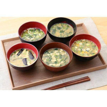 Cosmos Foods Happiness Super Combination Miso Soup 5 kinds 10 Serving Set 1 Box (10 Servings)