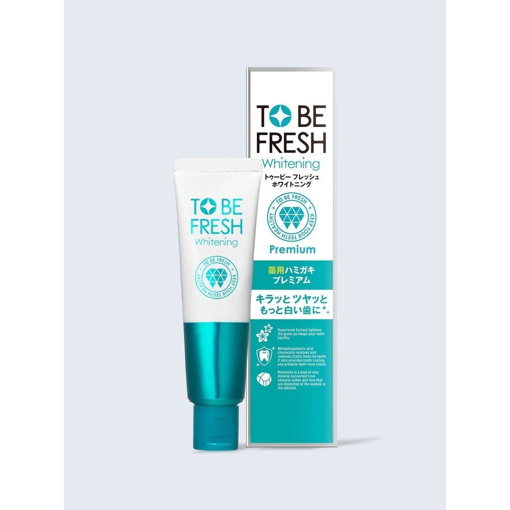 To Be Fresh Whitening Premium Toothpaste (60g)