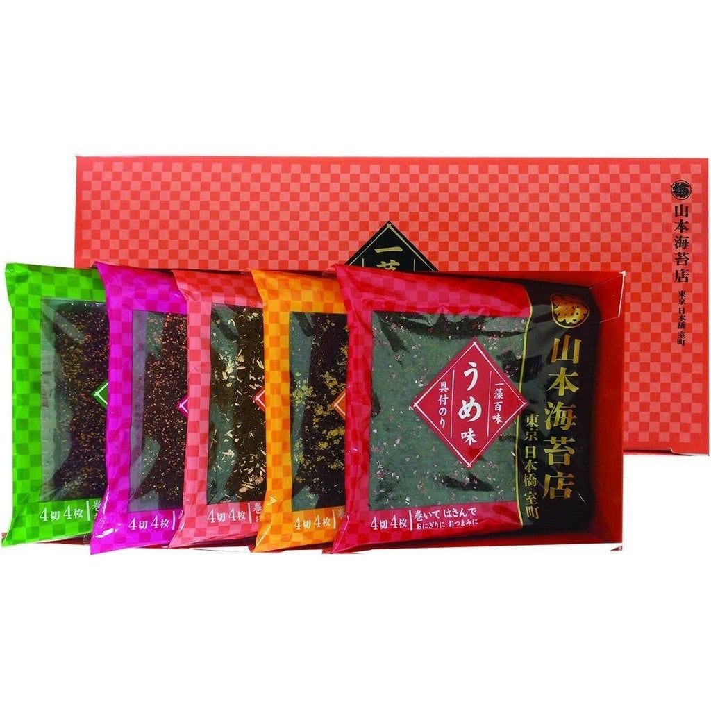 Yamamoto Nori Ichimo Hyakumi Dried Seaweed Assortment (5 packs)