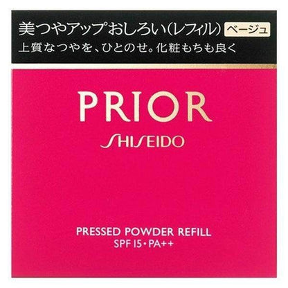 Shiseido Prior Beauty Glow Up Face Powder SPF15/PA++ Pink / Beige / Beige Refill (9.5g)