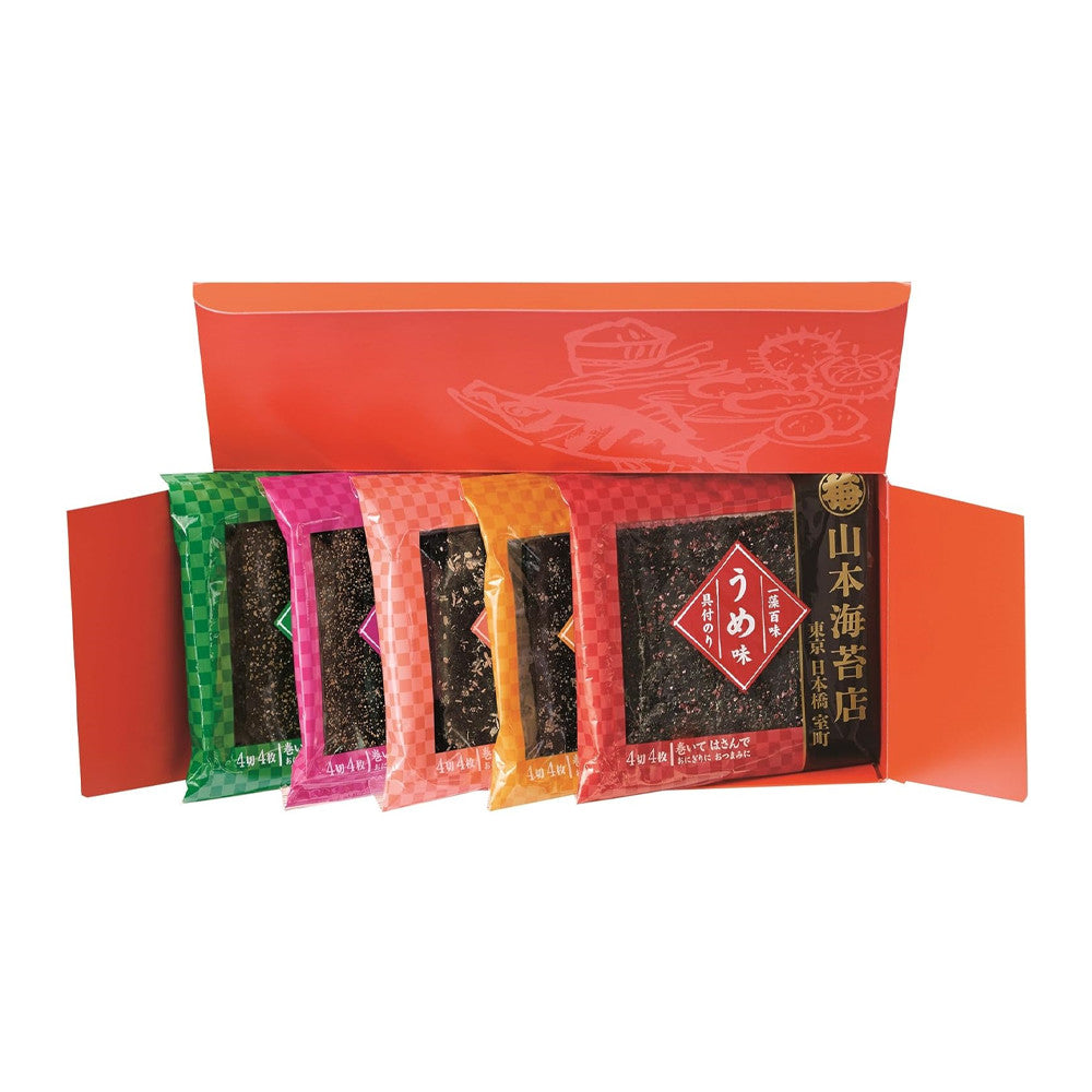 Yamamoto Nori Ichimo Hyakumi Dried Seaweed Assortment (5 packs)