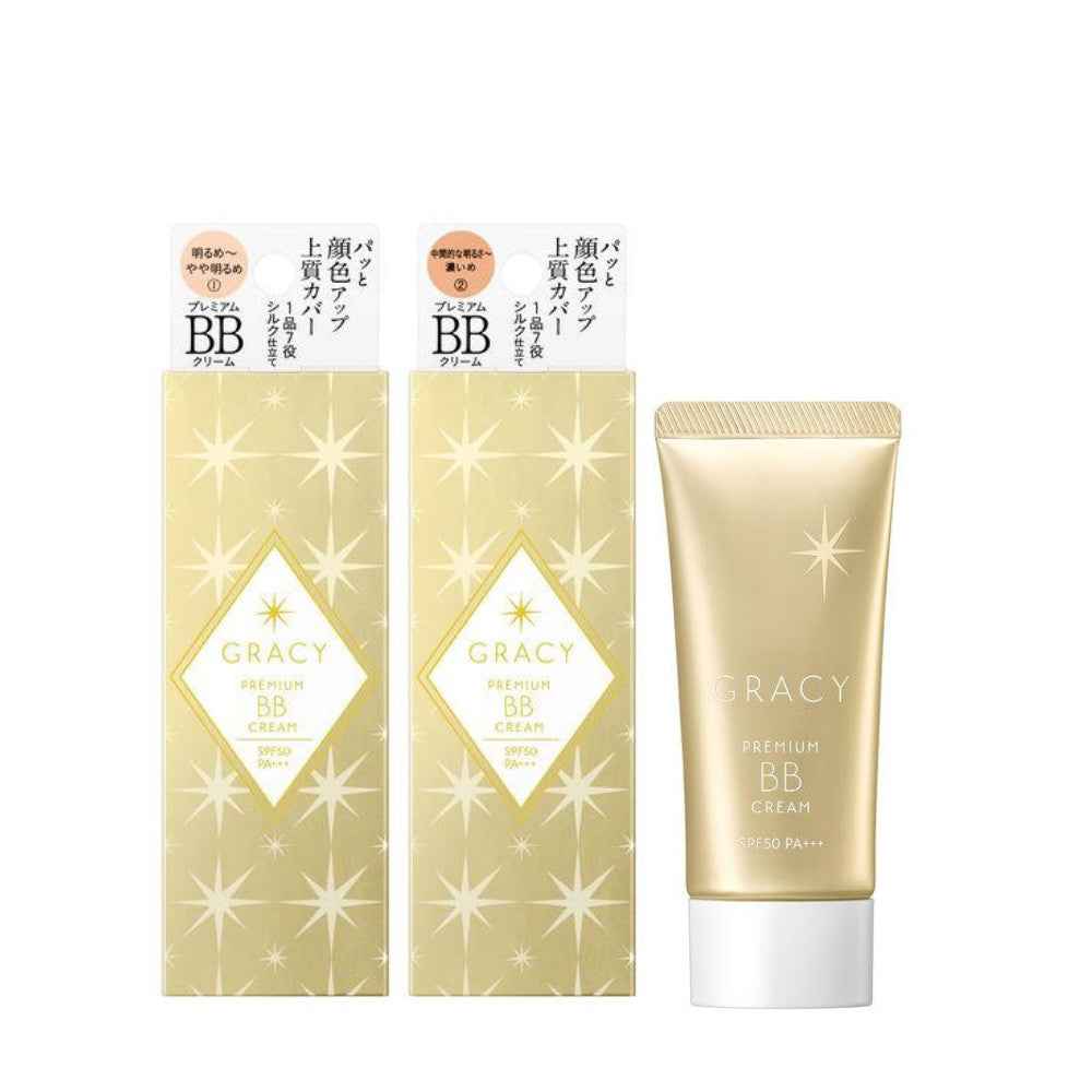 Shiseido Integrate Gracy Premium BB Cream SPF50 / PA+++ 1 Light ( Light Skin Tone ) / 2 Natural ( Natural Skin Tone ) 35g