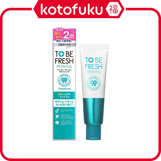 To Be Fresh Whitening Premium Toothpaste (60g)