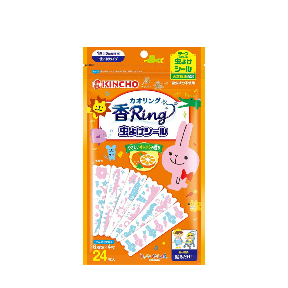 KINCHO Kaori Ring Insect Repellent Sticker Tape (24pcs)