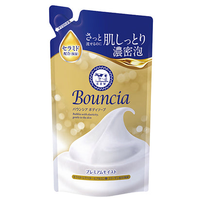 Milk Soap Bouncia Body Soap Premium Moist (460ml / Refill 340ml)