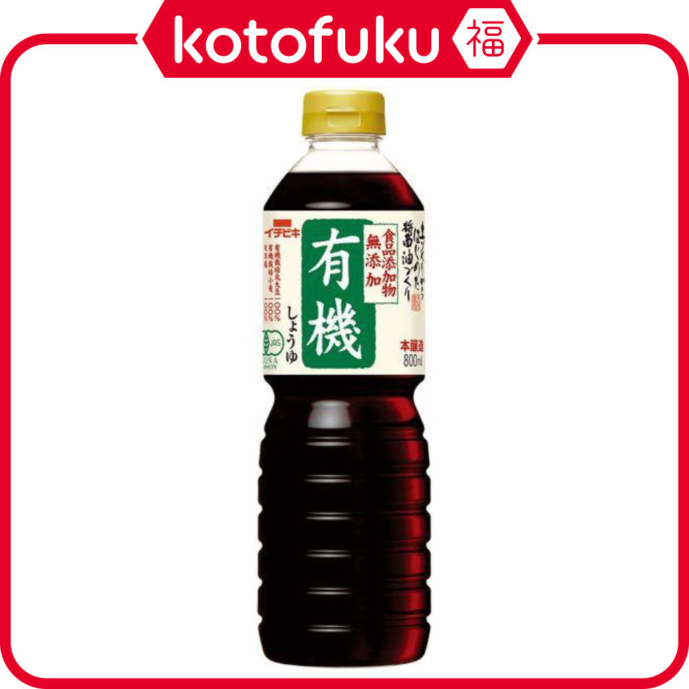 Ichibiki Additive Free Organic Soy Sauce 800ml