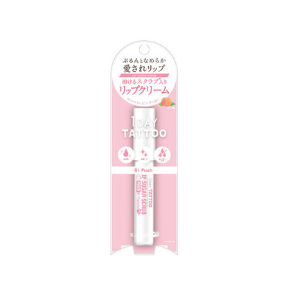 Cuore K-Palette 1 Day Tattoo Lip Sugar Scrub Moist A - 01 Peach (3.2g)