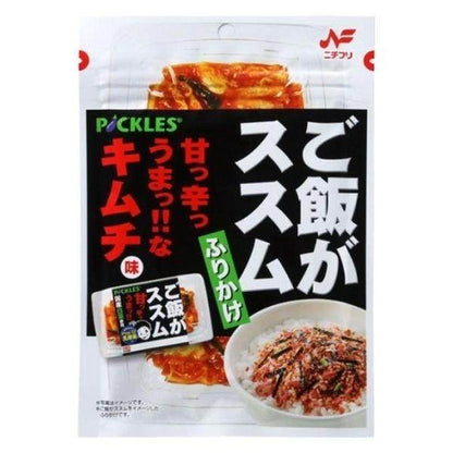 Nichifuri Furikake Seasoning Nori Salt Potato Chips Flavor / Peyoung Yakisoba Flavor / Gohan ga Susumu Kimchi Flavor / Somi Shantan Flavor 20g