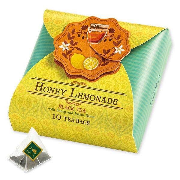 Lupicia 2024 Honey Lemonade Black Tea Bags Limited Design Box (10 Tea Bags)