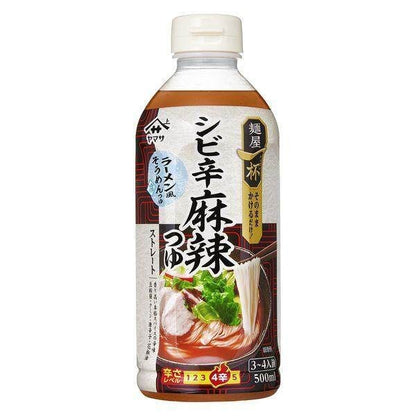 Yamasa Shoyu Menya Ippai Chicken Broth with Dried Fish Stock Soy Sauce / Sea Bream Broth Salt Flavor / Hot and Spicy Soy Sauce 500ml