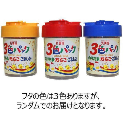 Marumiya Furikake Seasoning 3 Color Pack (Noritama, Tarako, Sesame Salt) 56g