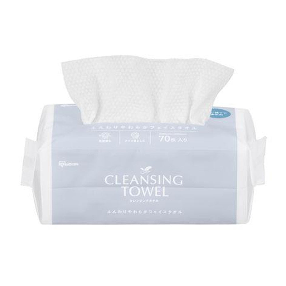 IRIS OHYAMA Cleansing Towel 70 sheets x 2 bags (Roll type / Box type)