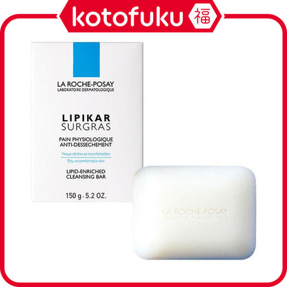 La Roche-Posay [Soap for sensitive skin*] Lipica Shoe Gras Cleansing Bar 150g