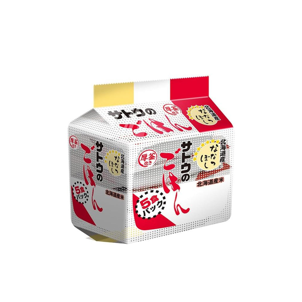 Sato Foods Instant Nanatsuboshi Rice (5 packs)