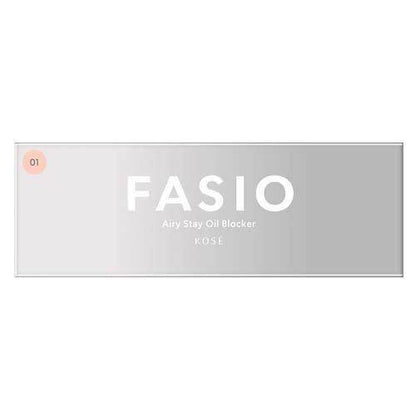 Kose Fasio Airy Stay Oil Blocker - 01 Pink Beige (30g)